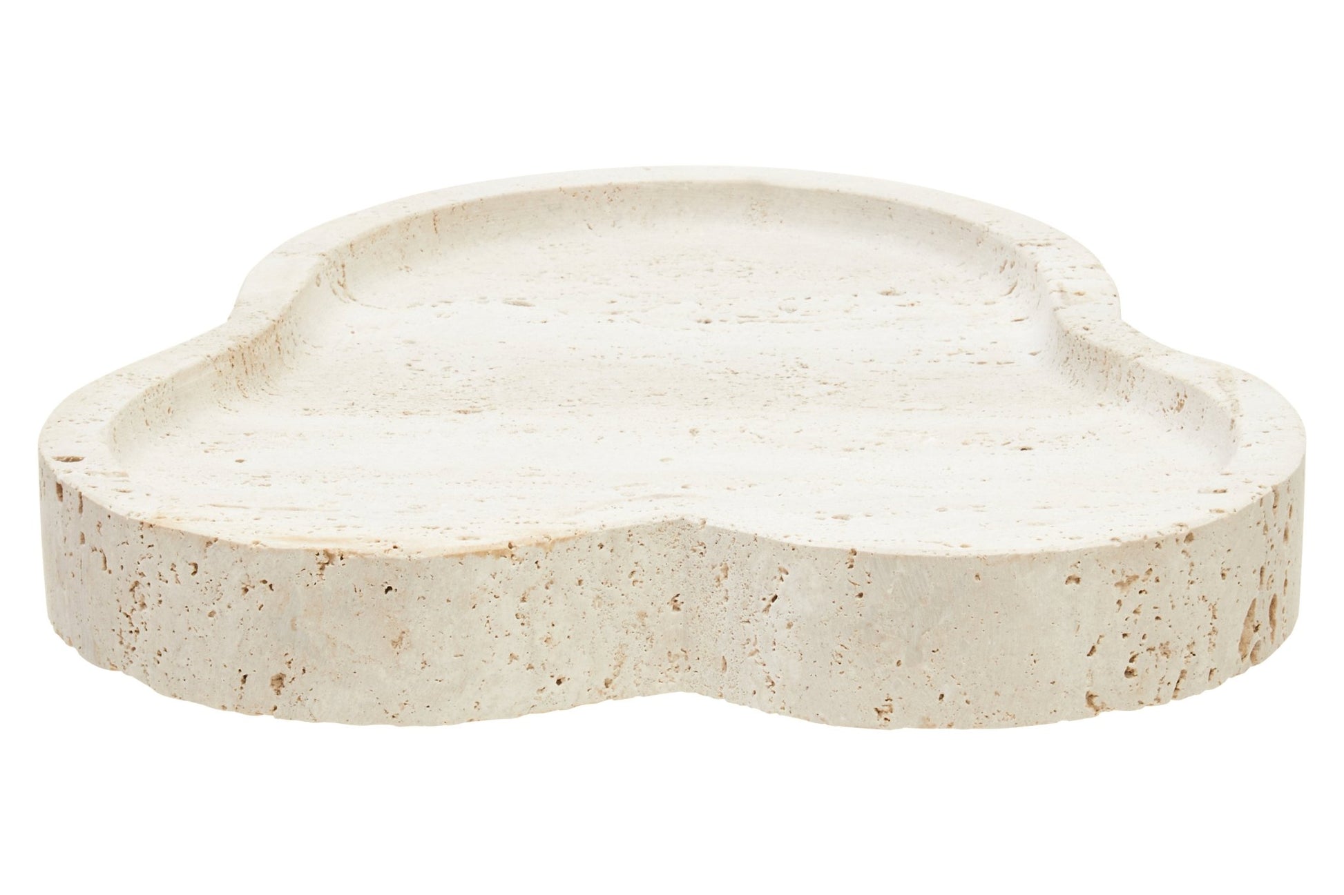 Ragnar Travertine Irregular Tray - Skandi London