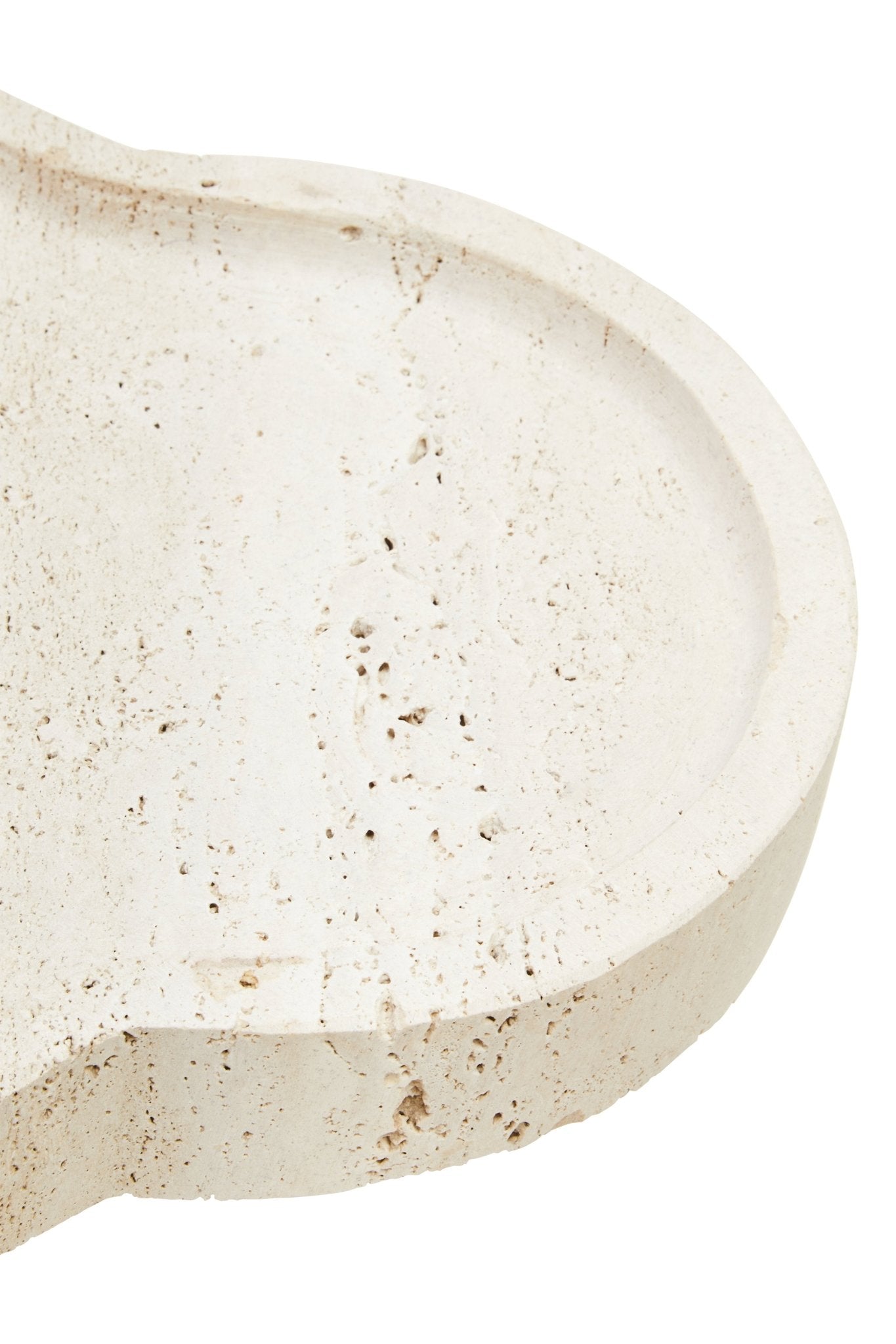 Ragnar Travertine Irregular Tray - Skandi London