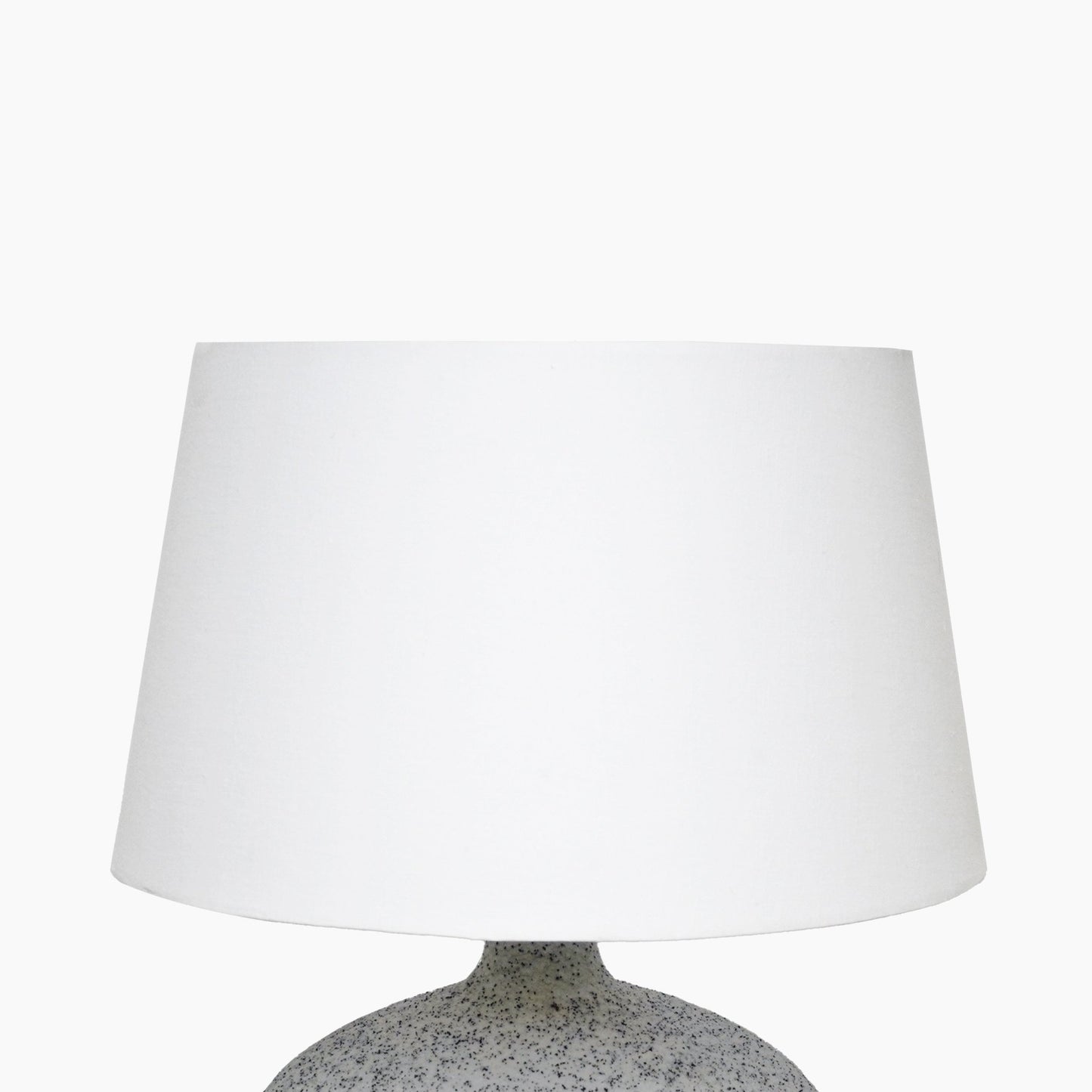 Tooting Textured Grey Metal Table Lamp - Skandi London