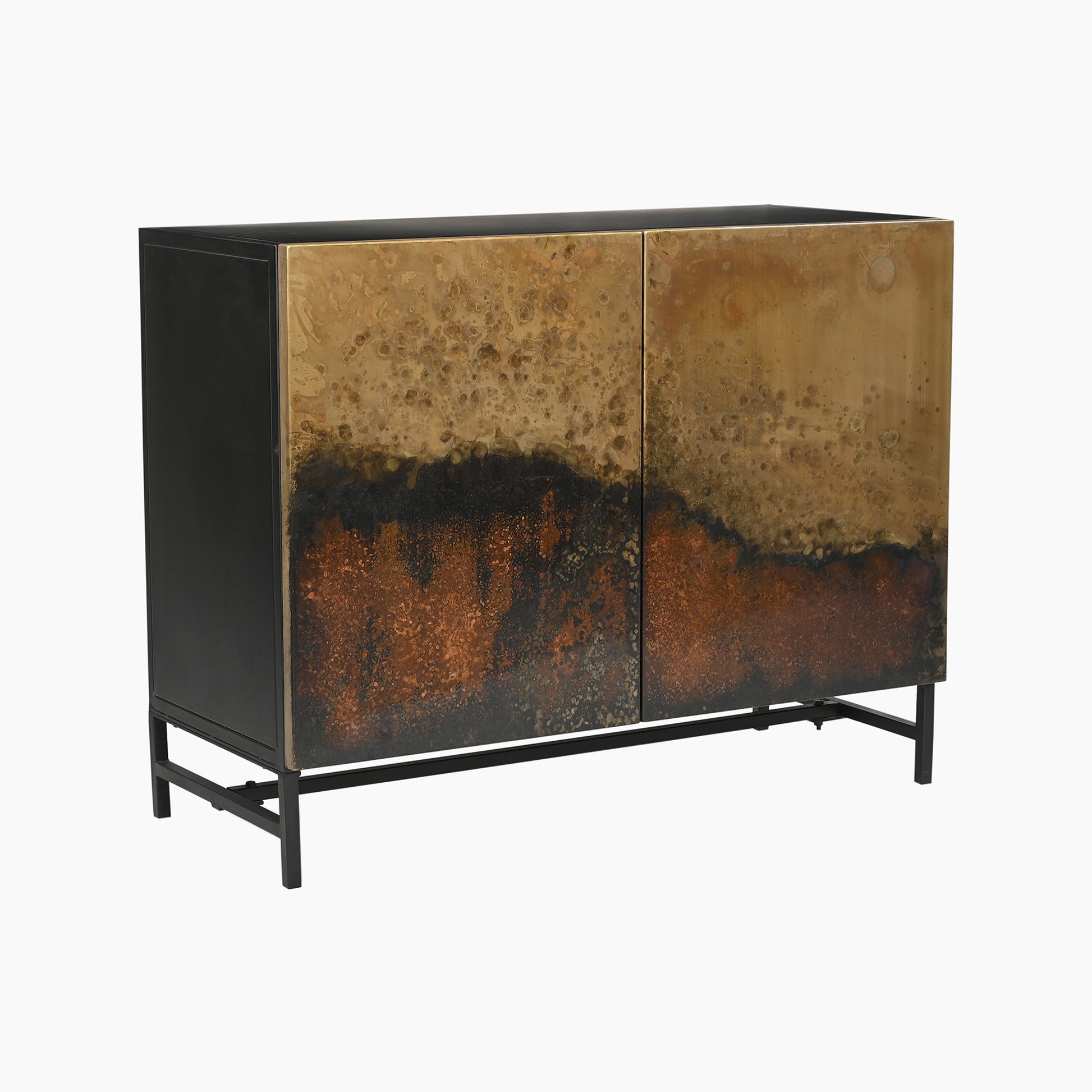 Hendon Two Door Iron Cabinet - Skandi London