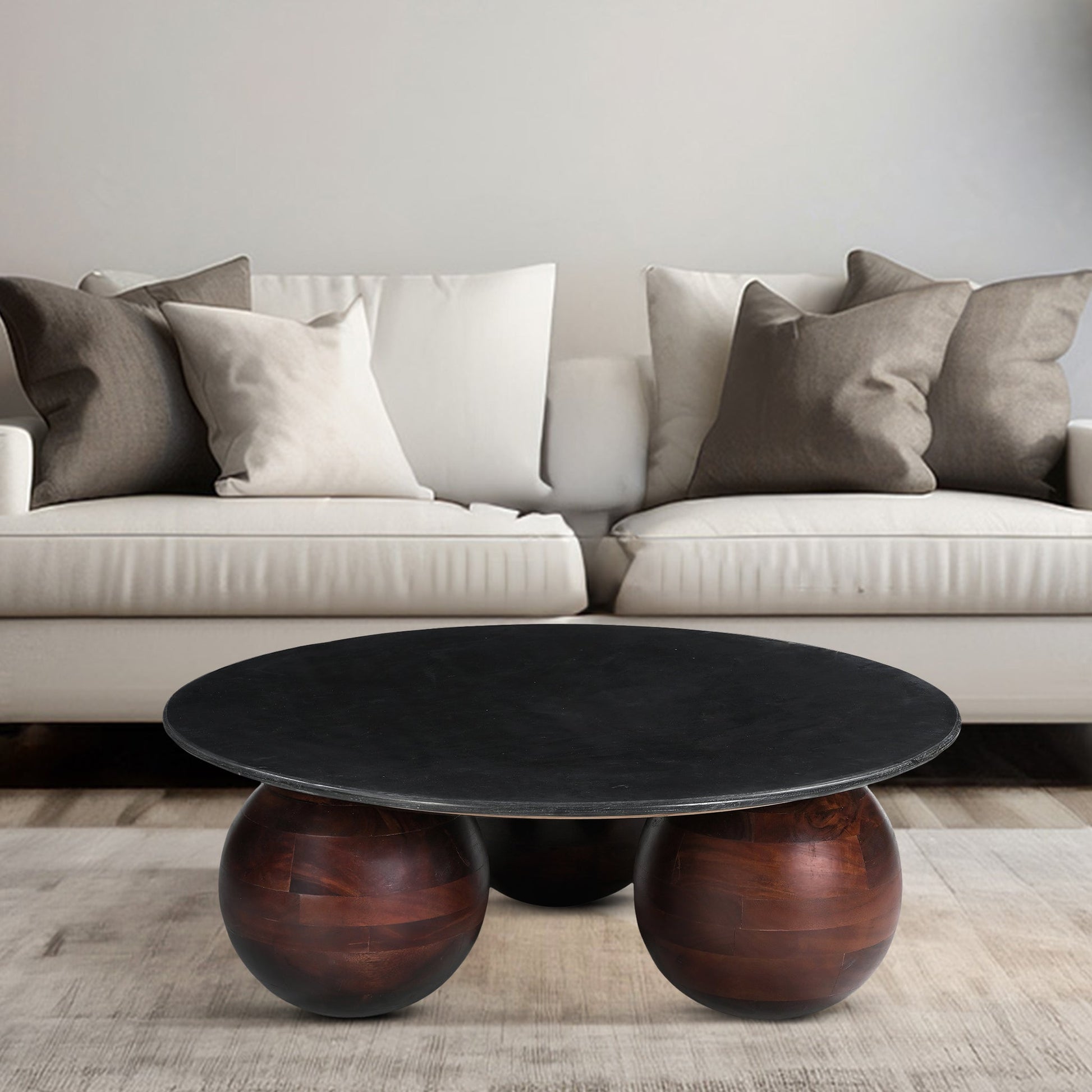 Soho Black Marble Top Coffee Table - Skandi London