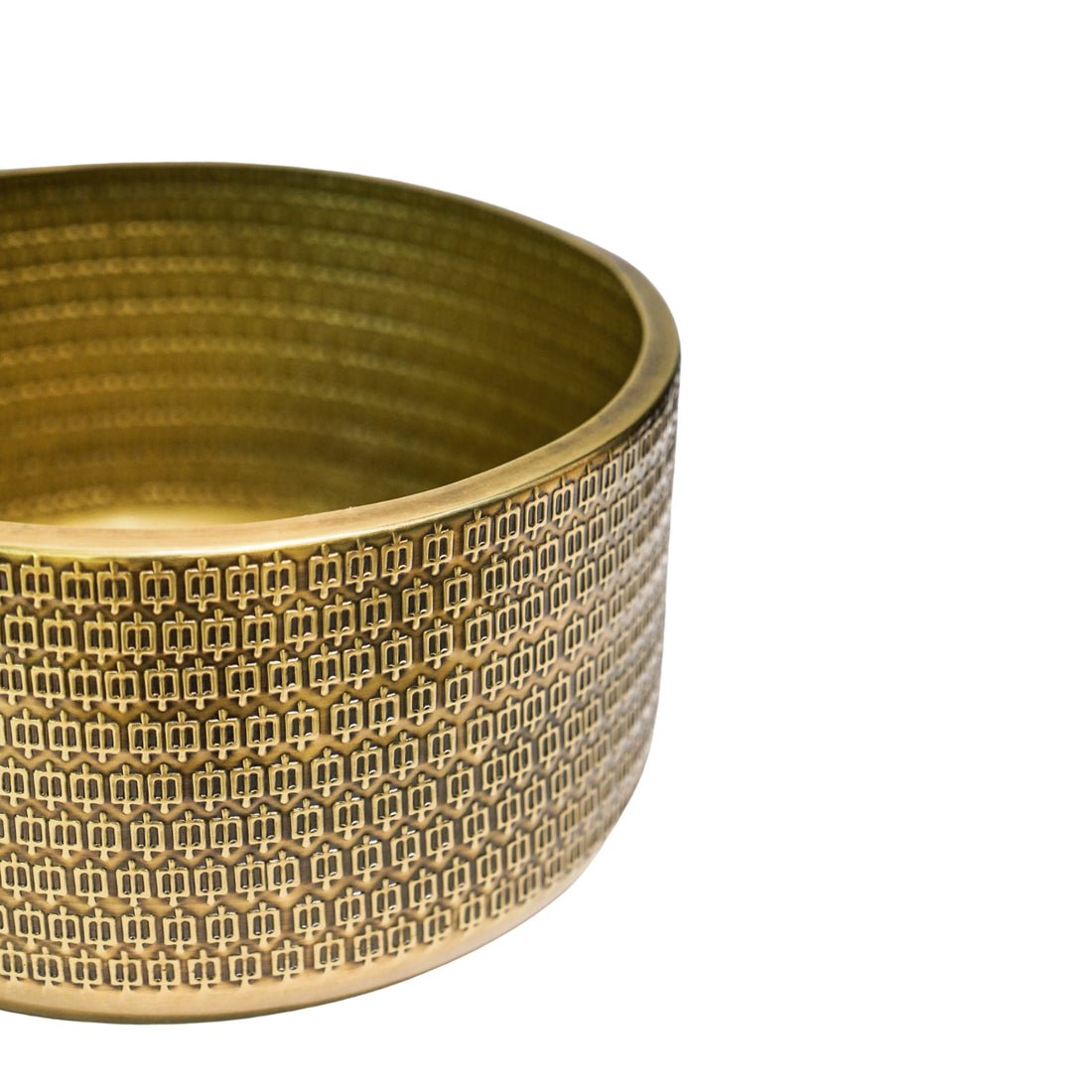 Thor Embossed Bowl Gold - Skandi London
