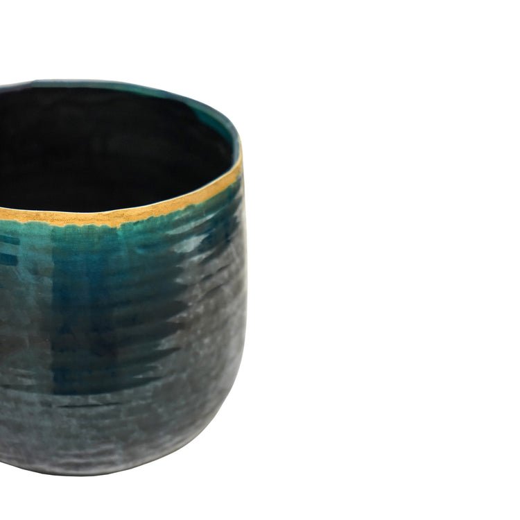 Pot Como Turquoise H21Cm D26Cm - Skandi London