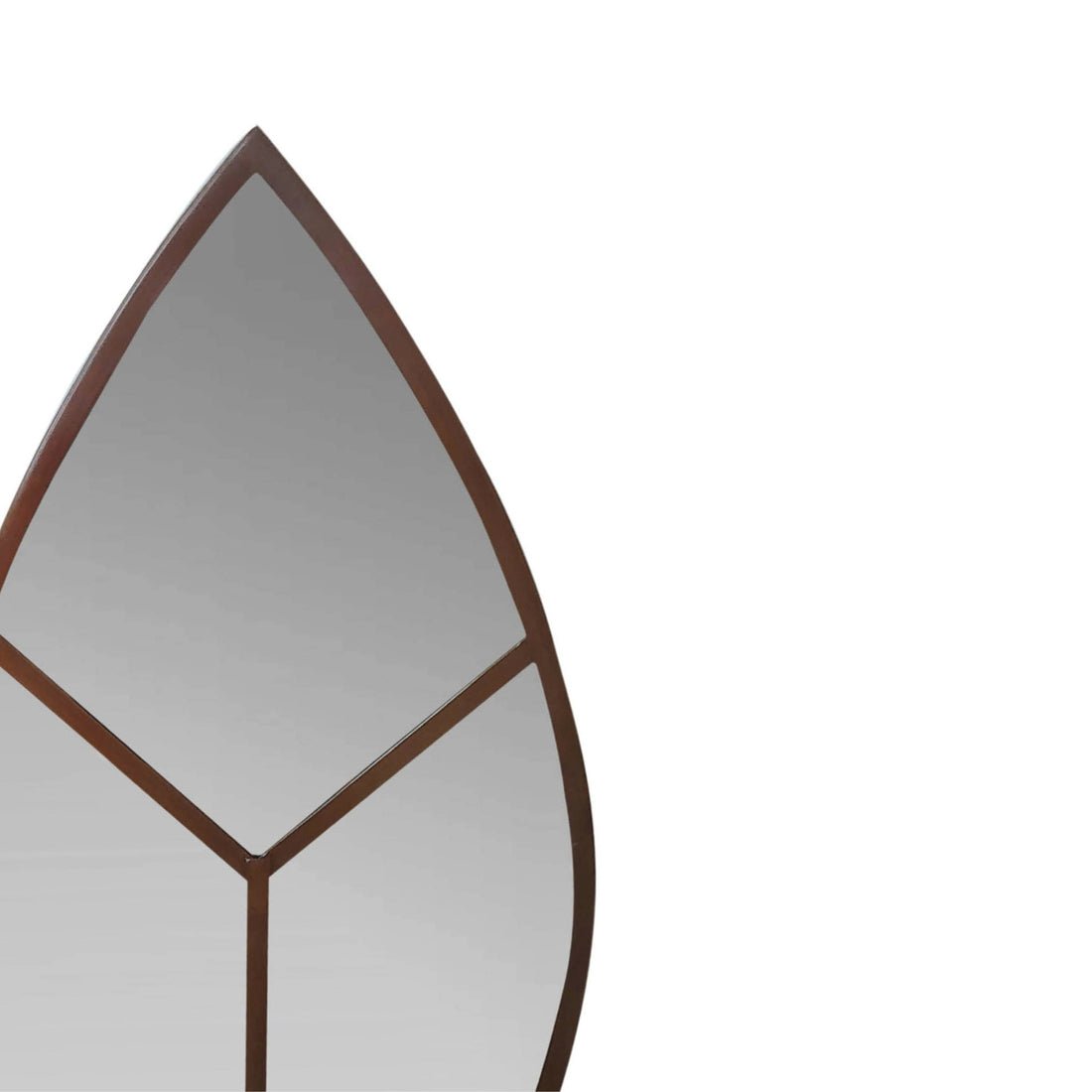 Syrin Arch Outdoor Mirror Natural Rust - Skandi London