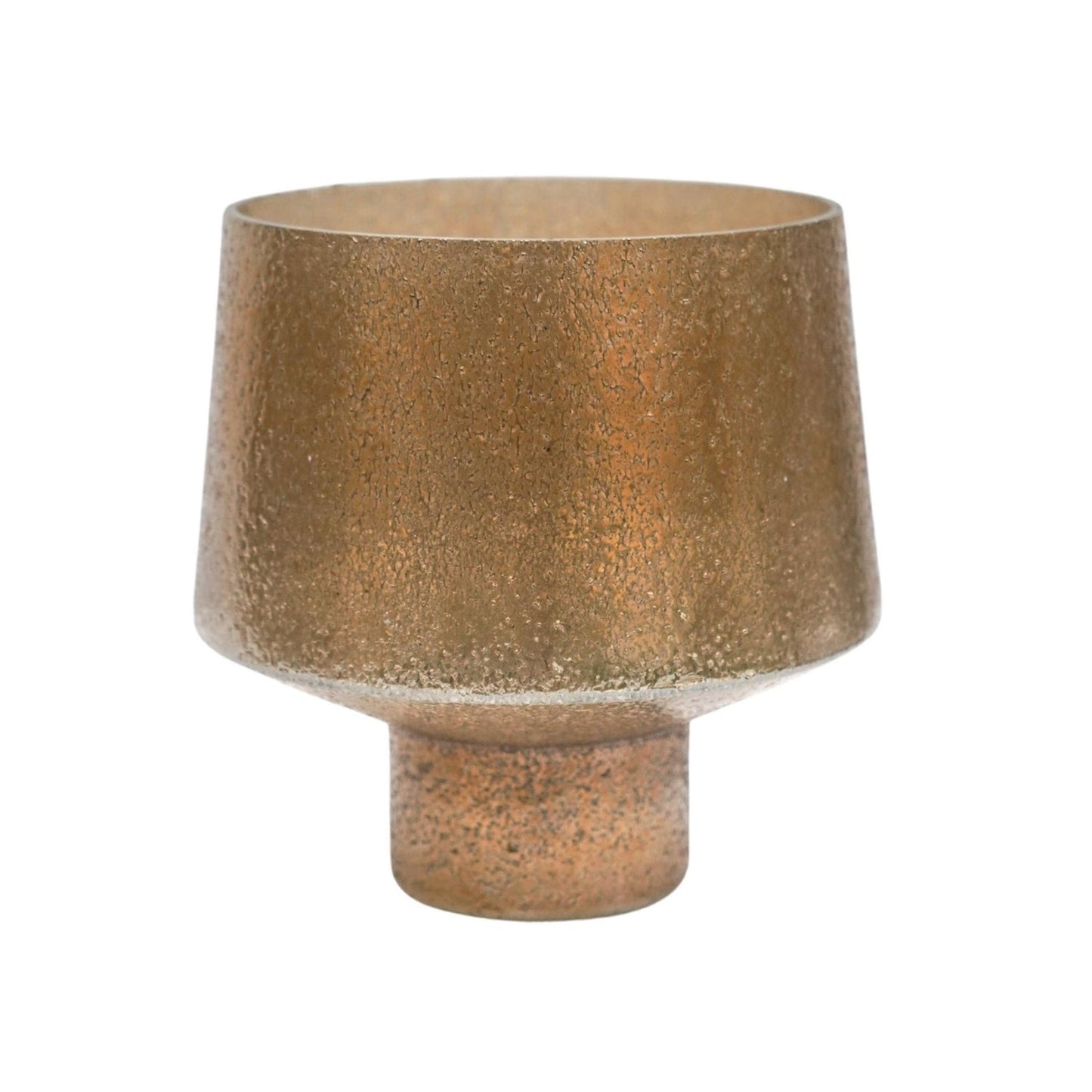 Avald Curved Metallic Gold Planter Small - Small - Skandi London