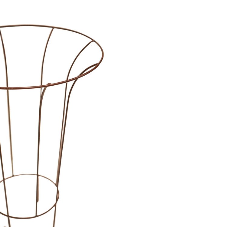 Outdoor Fluted Climber Bronze H55cm W40cm - Skandi London