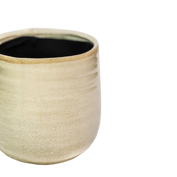 Pot Como Ivory H21Cm D26Cm - Skandi London