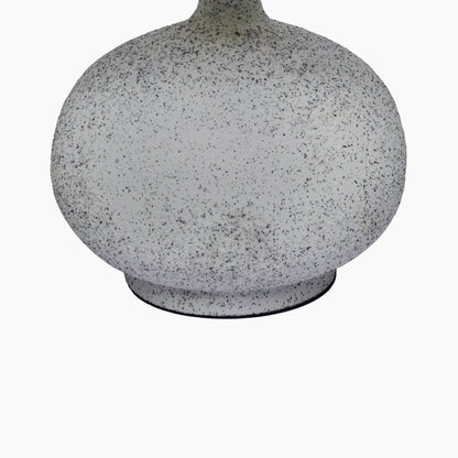 Tooting Textured Grey Metal Table Lamp - Skandi London