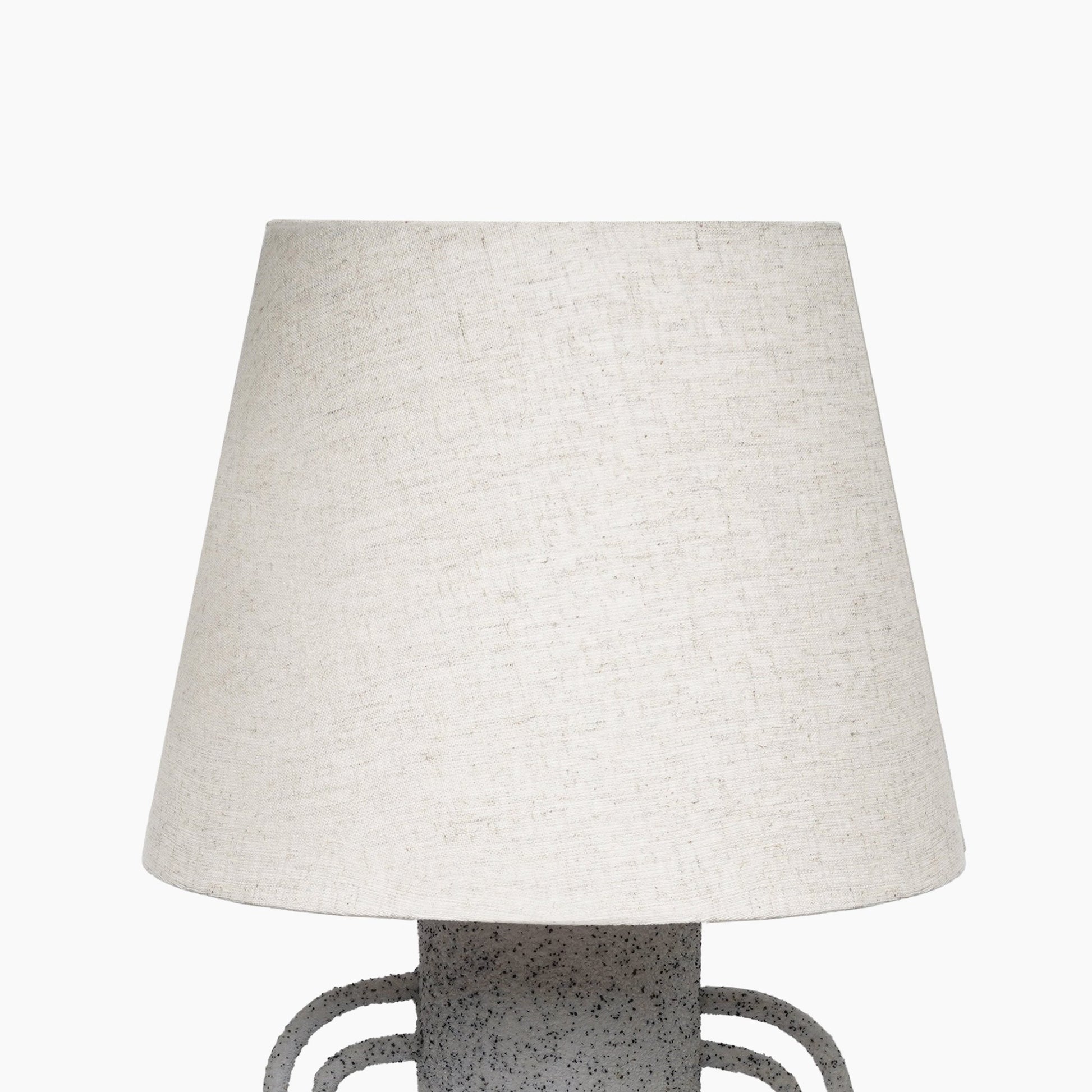 Dulwich Textured Grey Metal Table Lamp - Skandi London