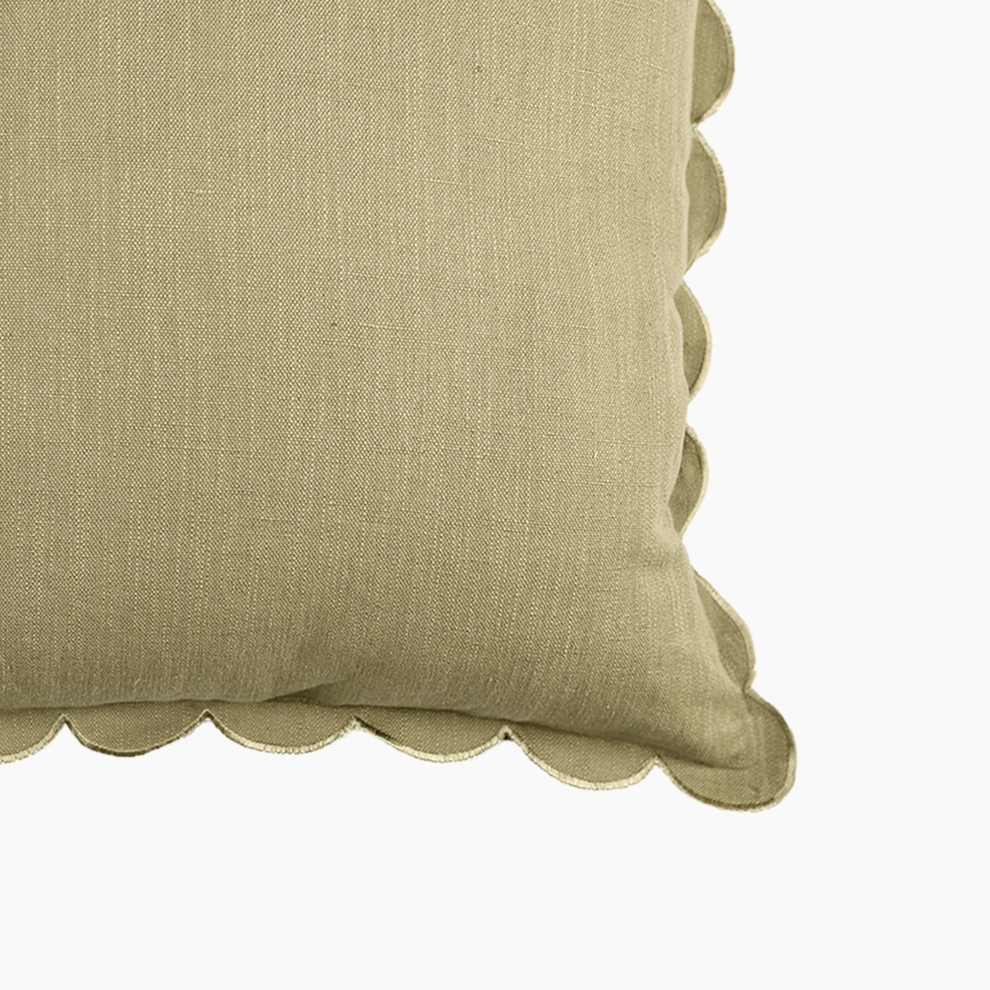 Holborn Cotton - Linen Olive Green Cushion - Skandi London