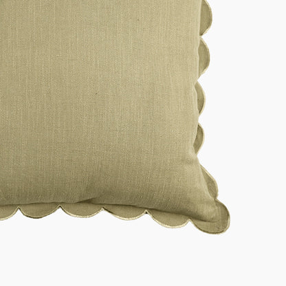 Holborn Cotton - Linen Olive Green Cushion - Skandi London