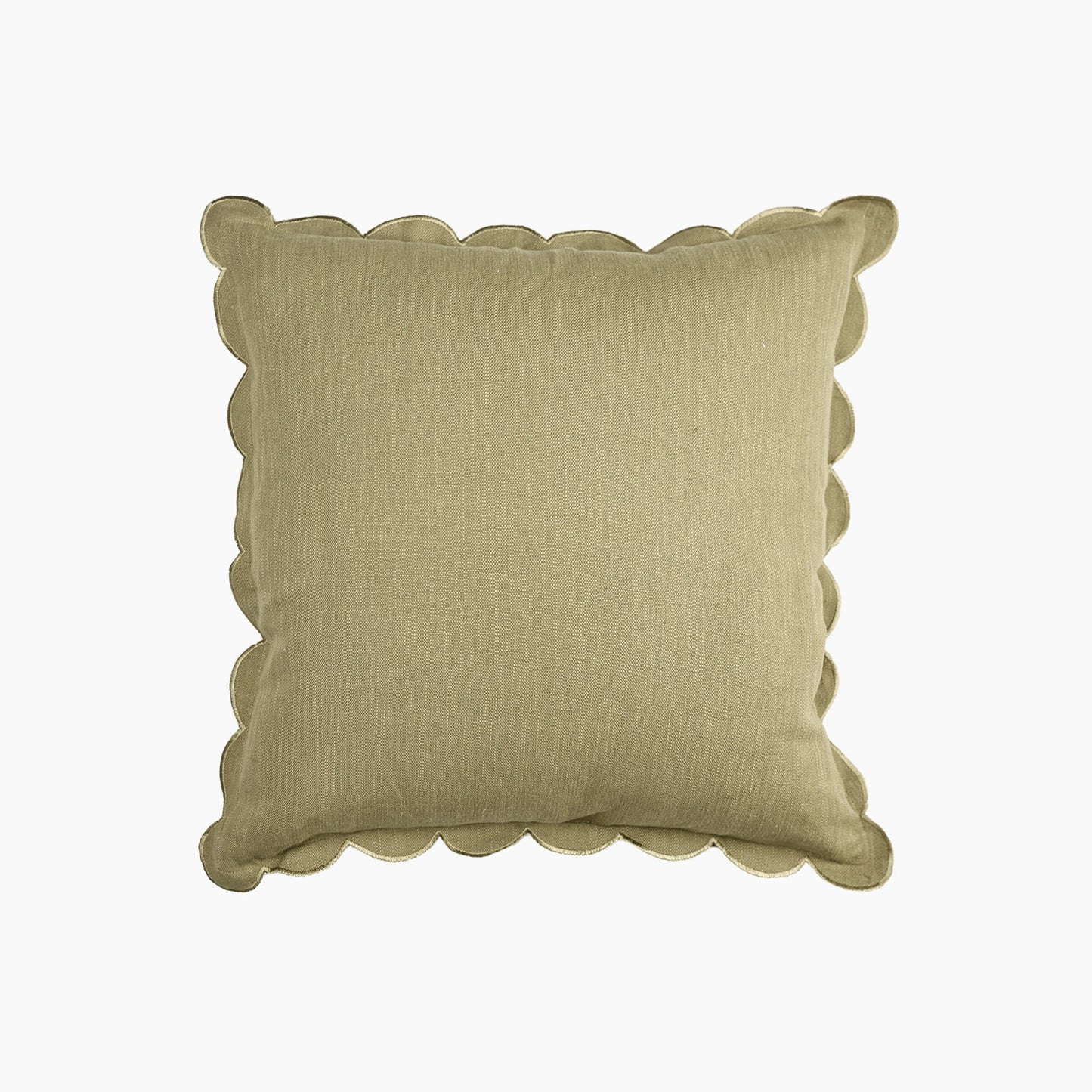 Holborn Cotton - Linen Olive Green Cushion - Skandi London