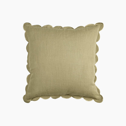 Holborn Cotton - Linen Olive Green Cushion - Skandi London