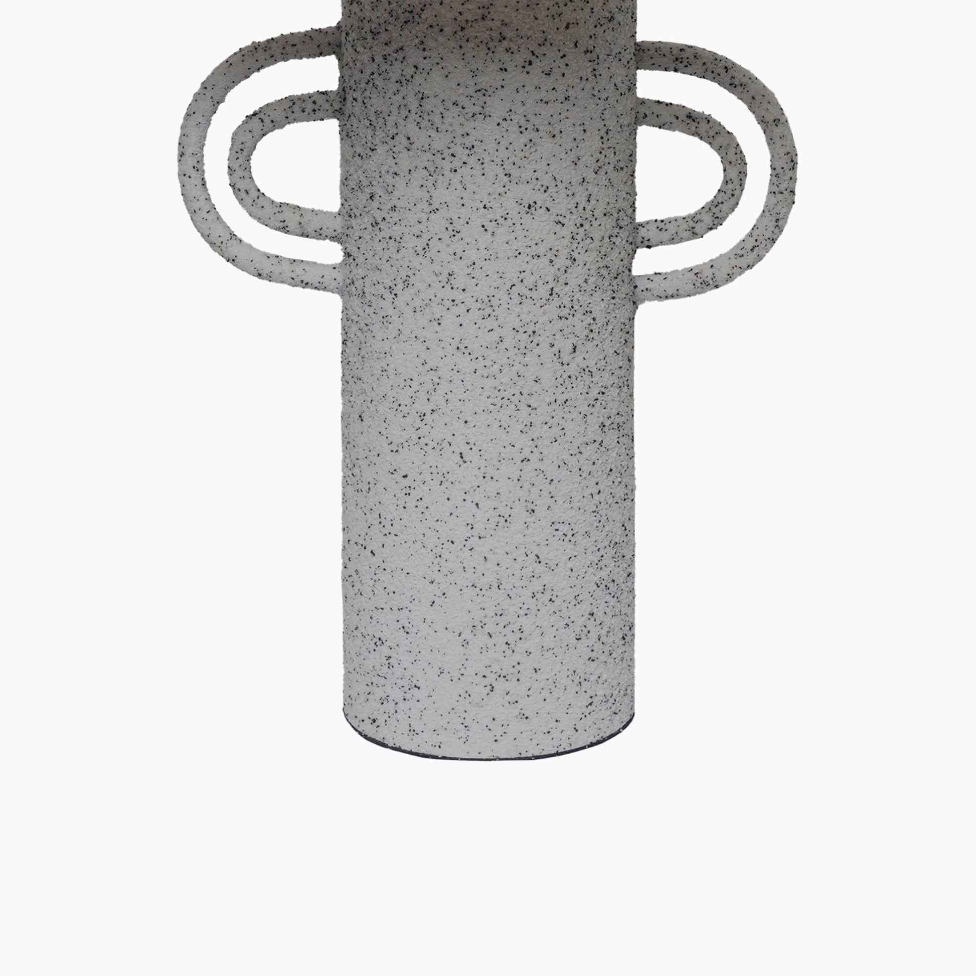 Dulwich Textured Grey Metal Table Lamp - Skandi London
