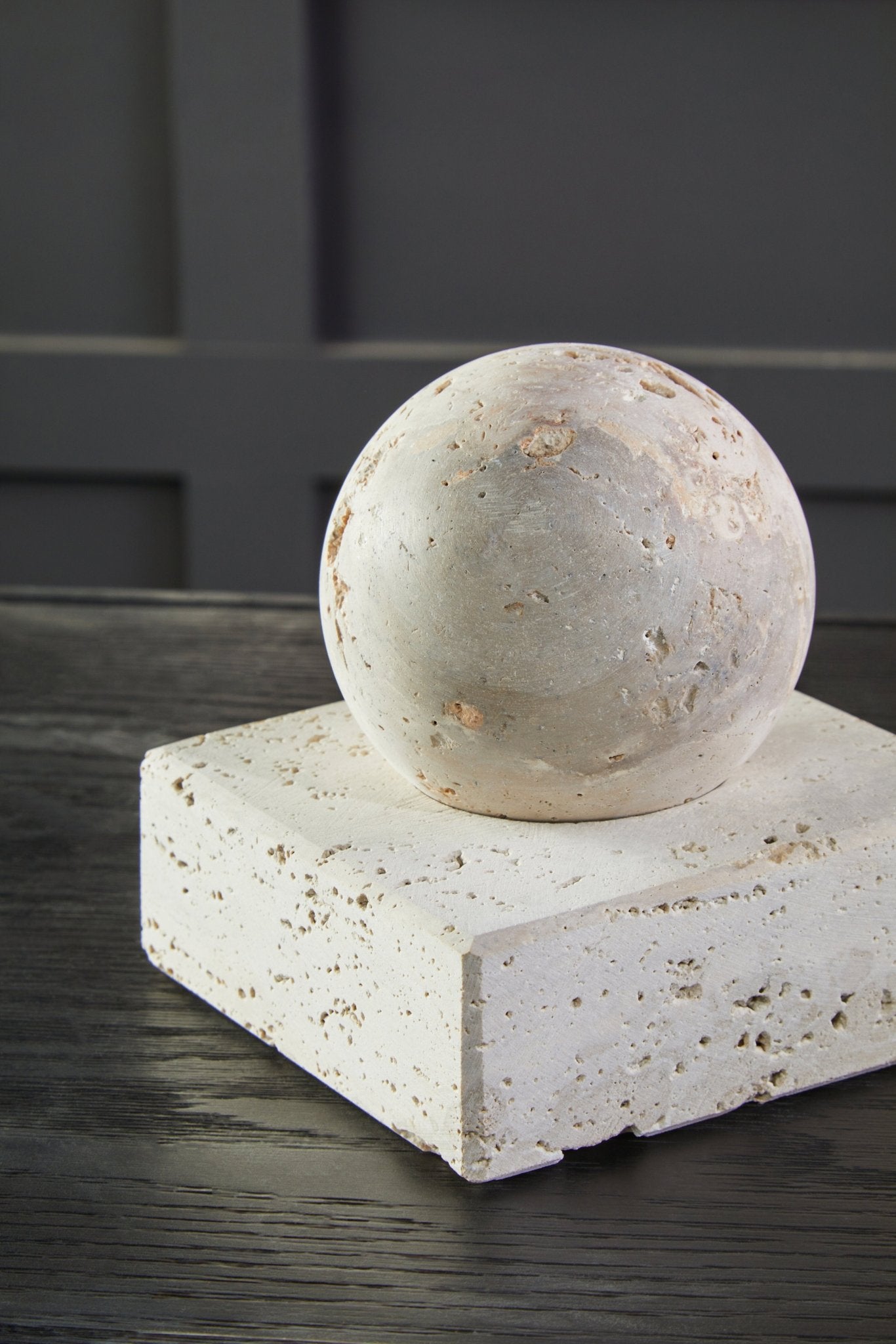 Ragnar Travertine Sculpture - Skandi London