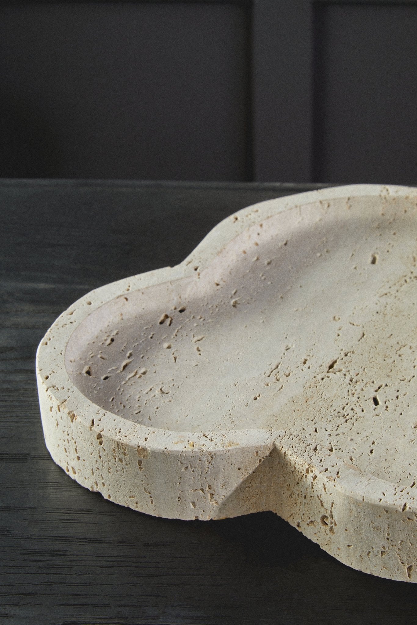 Ragnar Travertine Irregular Tray - Skandi London