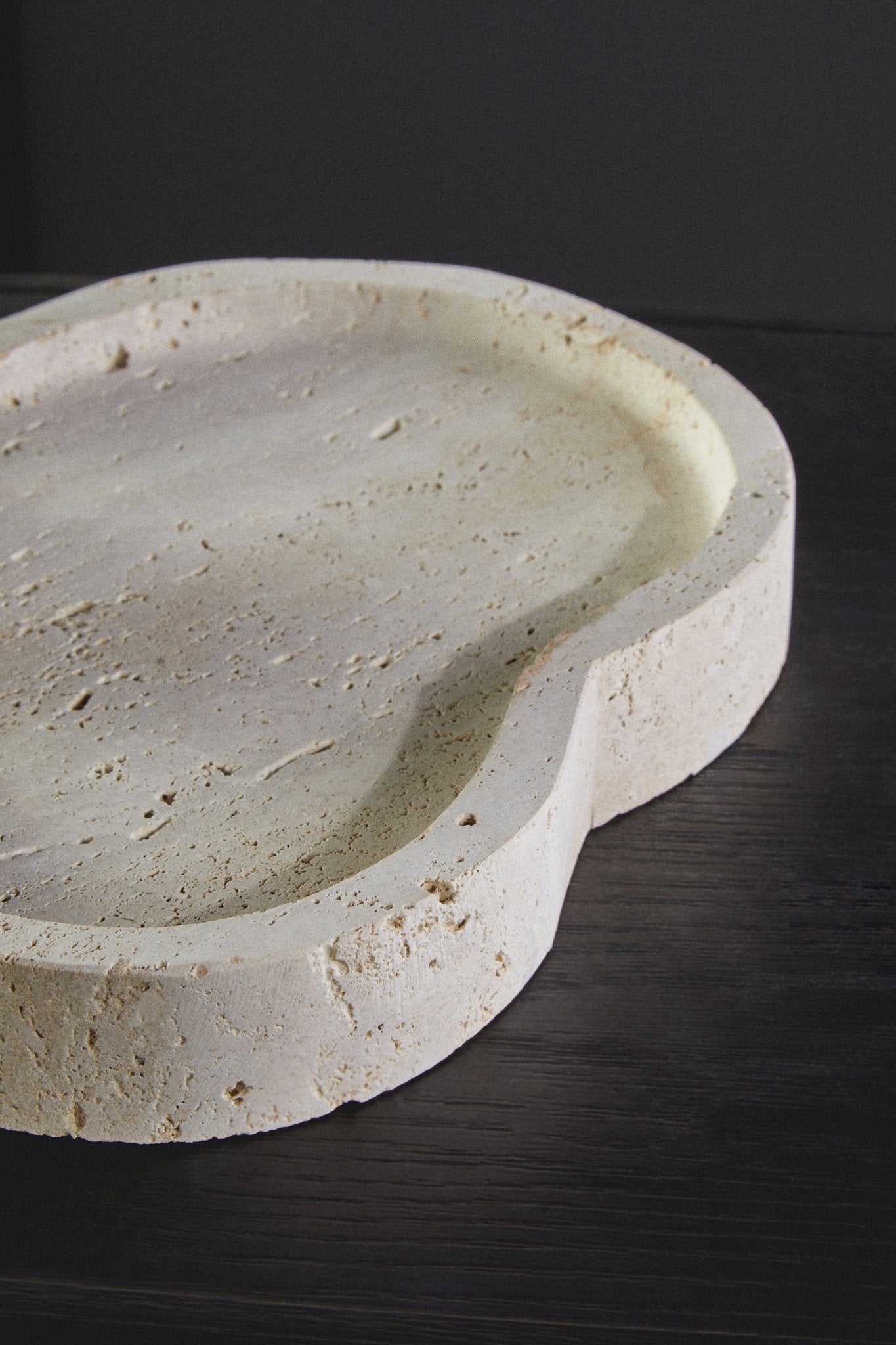 Ragnar Travertine Irregular Tray - Skandi London