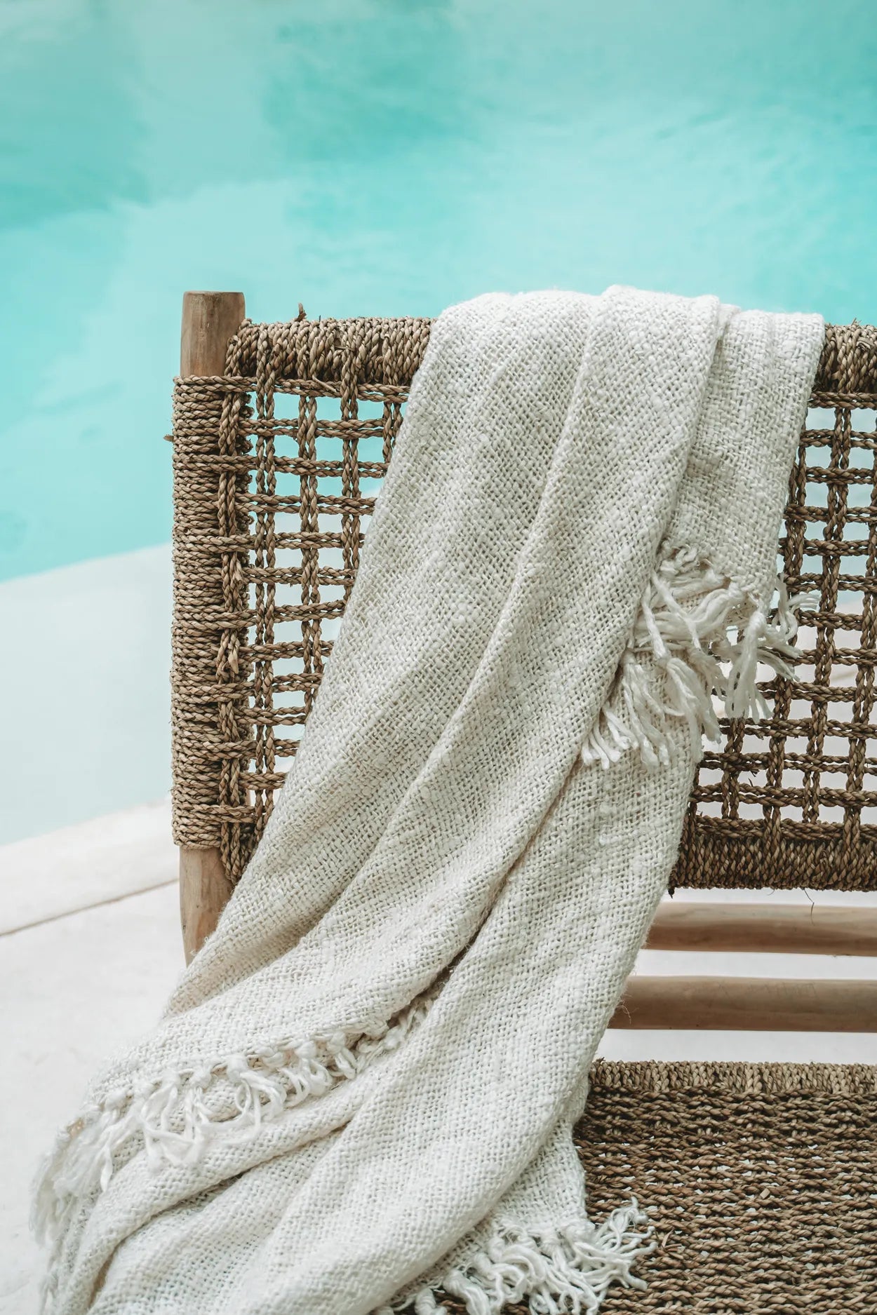 The s'il vous Plaid - Cream - Skandi London