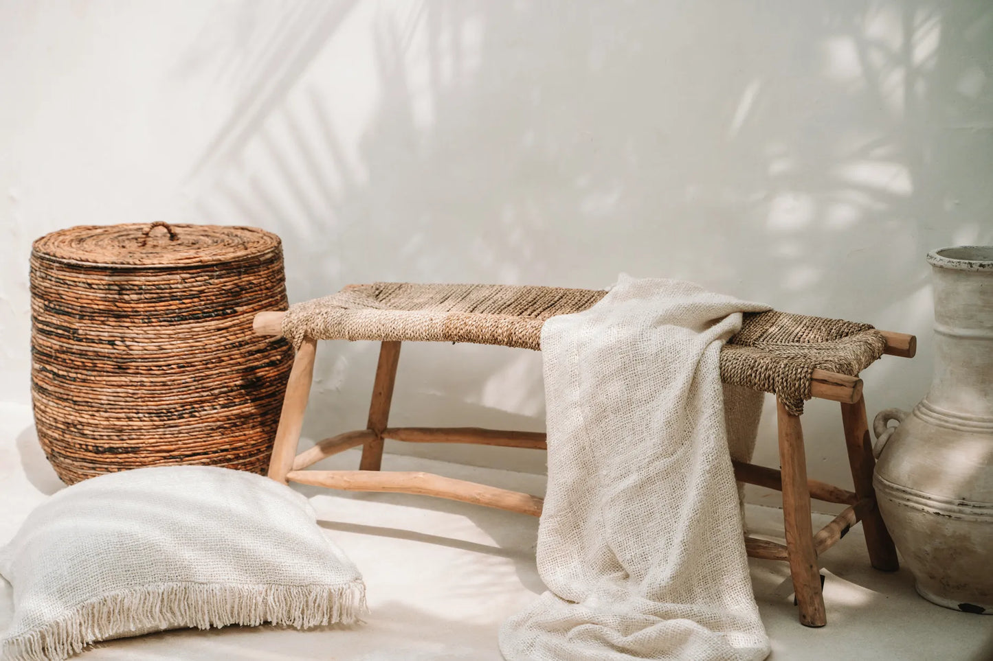The s'il vous Plaid - Cream - Skandi London