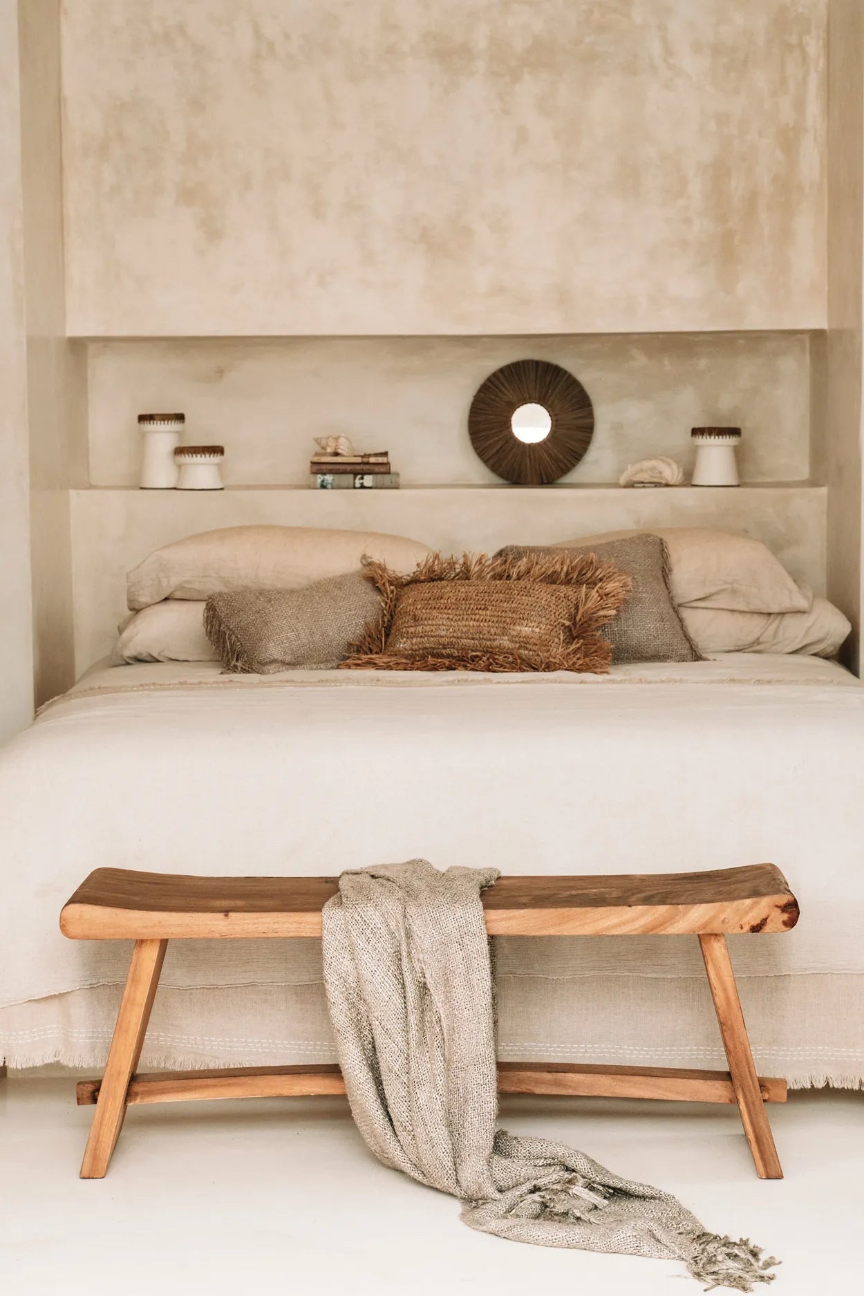 The s'il vous Plaid - Beige - Skandi London
