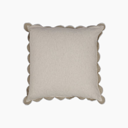 Holborn Cotton - Linen Beige Cushion - Skandi London
