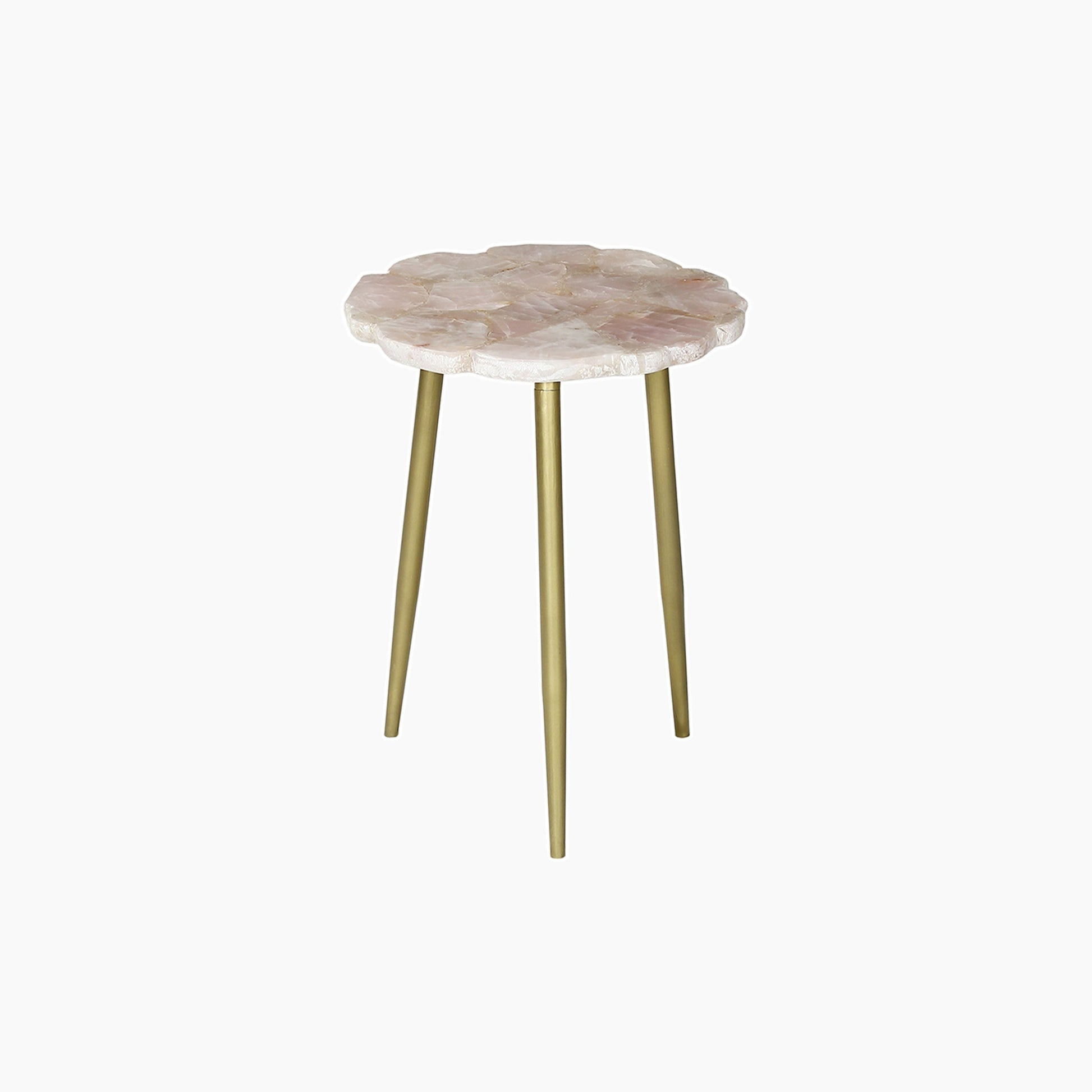 St James Rose Quartz End Table - Skandi London