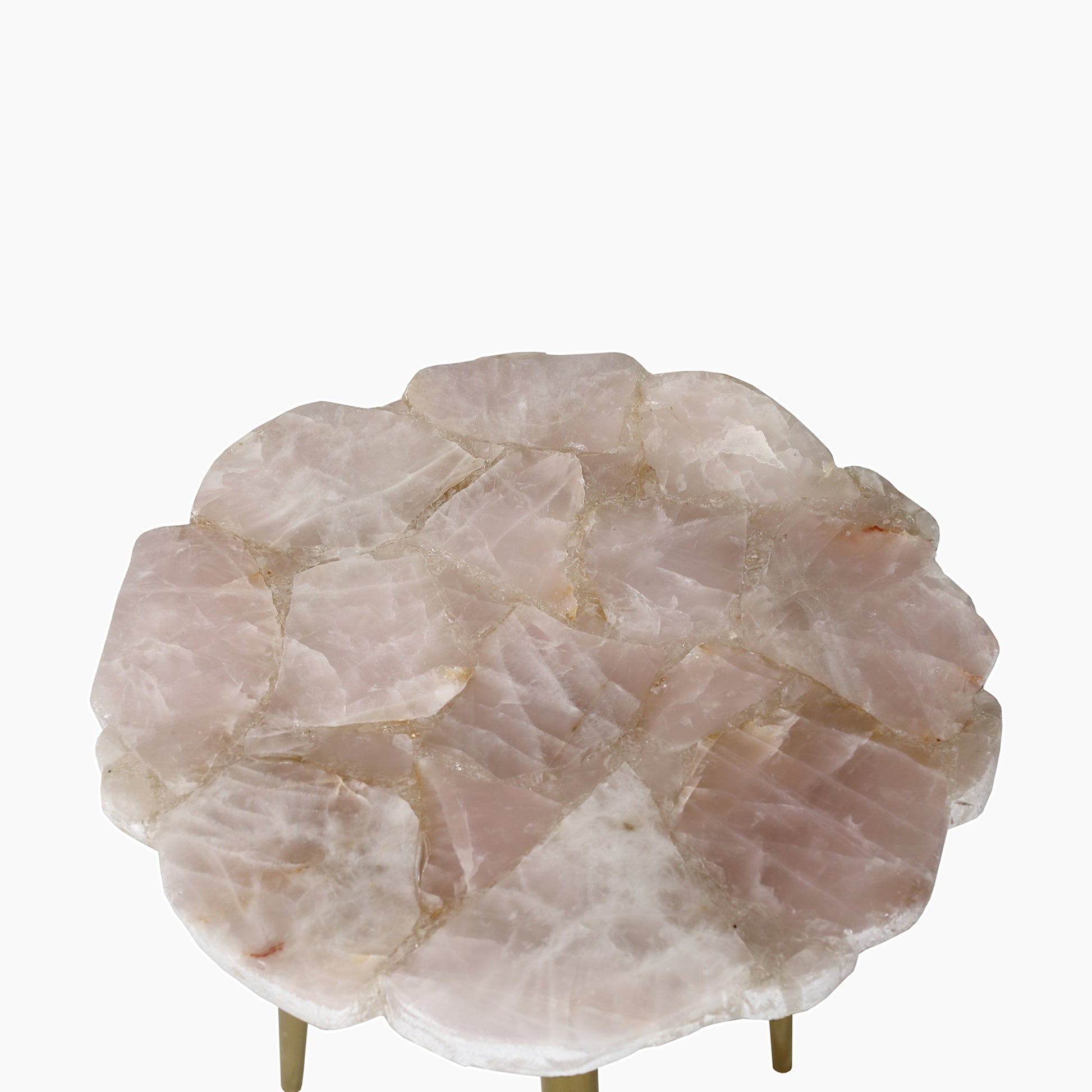 St James Rose Quartz End Table - Skandi London