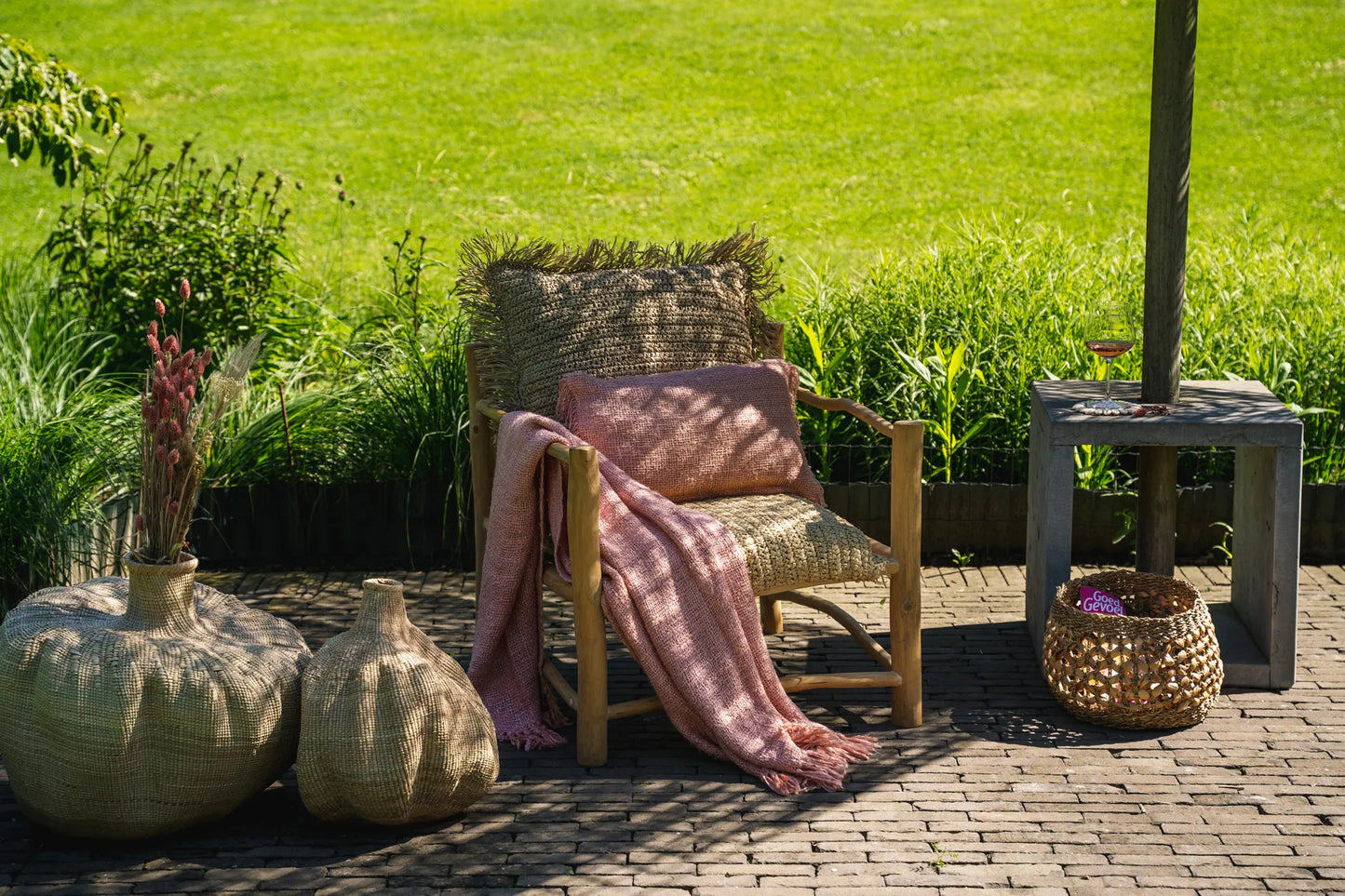 The s'il vous Plaid - Salmon Pink_40 - Skandi London