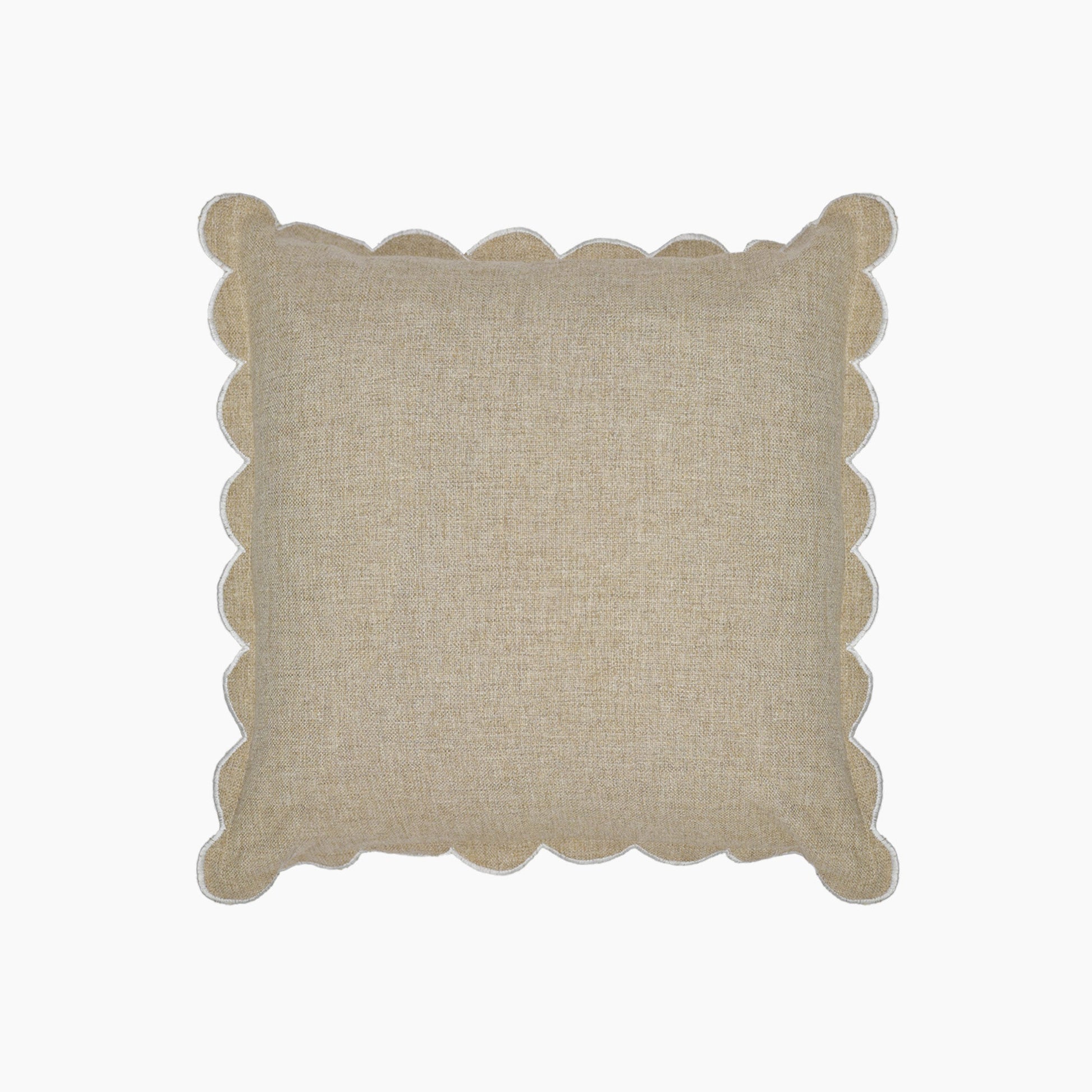 Holborn Cotton - Linen Beige Cushion - Skandi London