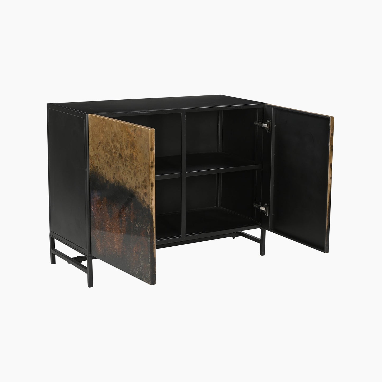 Hendon Two Door Iron Cabinet - Skandi London