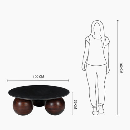 Soho Black Marble Top Coffee Table - Skandi London