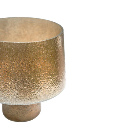 Avald Curved Metallic Gold Planter Small - Small - Skandi London