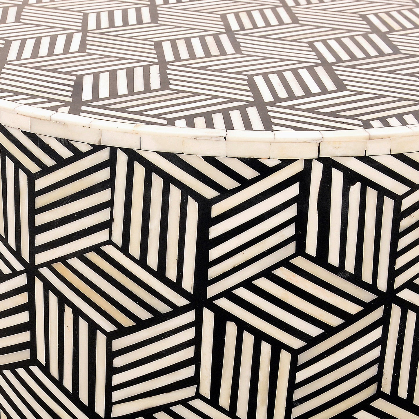 Richmond Bone Inlay End Table - Skandi London
