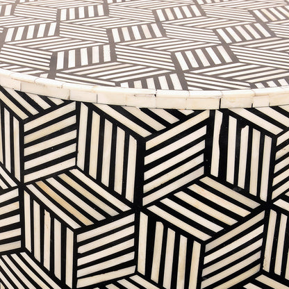 Richmond Bone Inlay End Table - Skandi London