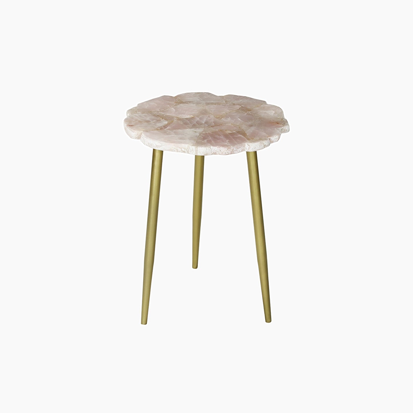 St James Rose Quartz End Table - Skandi London