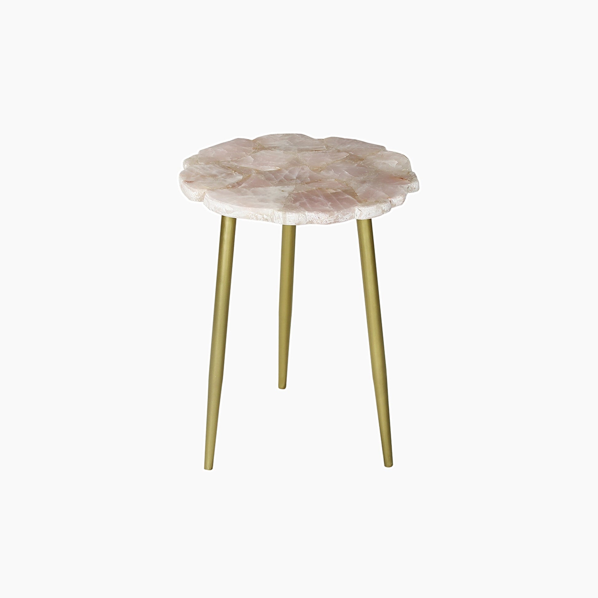 St James Rose Quartz End Table - Skandi London