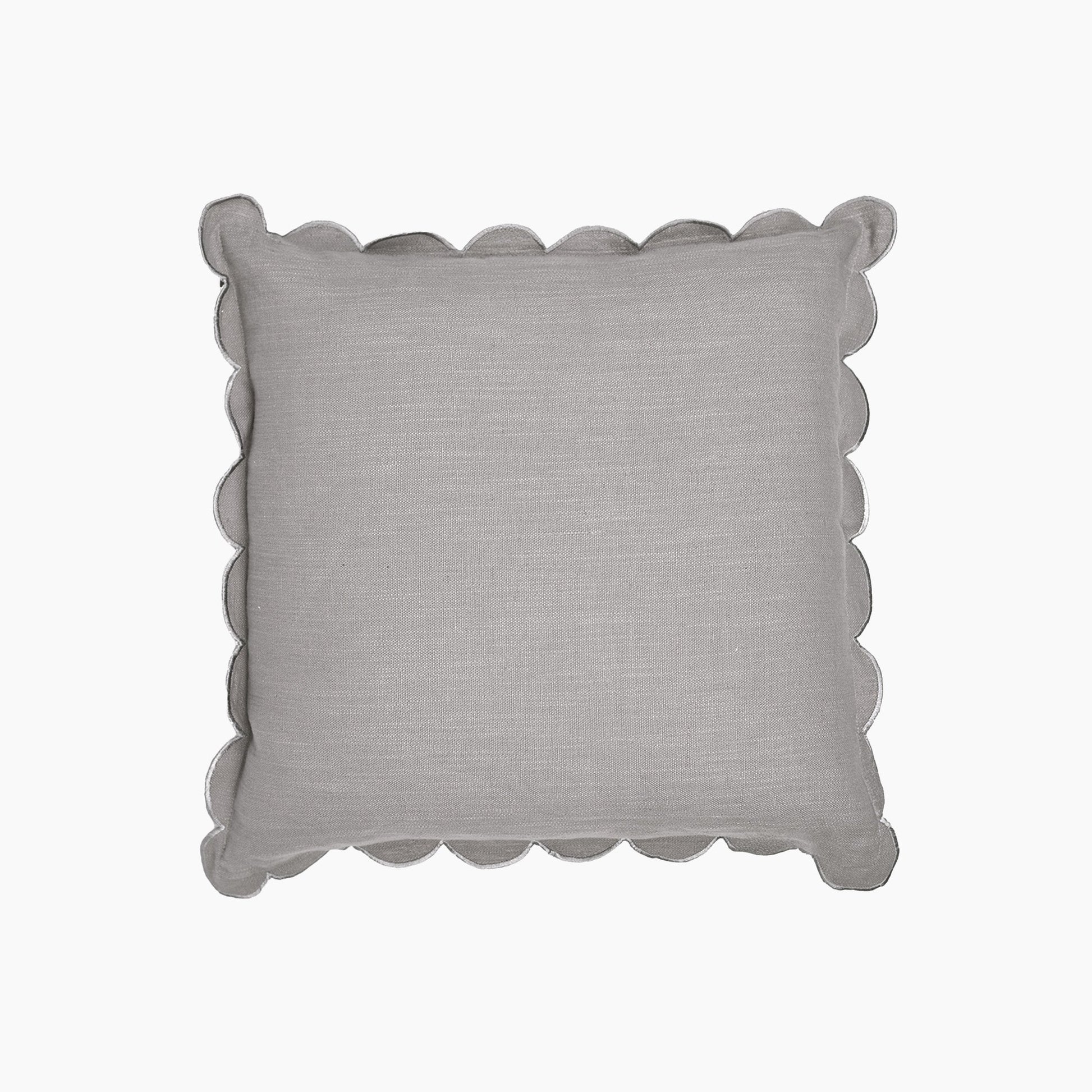Holborn Cotton - Linen Grey Cushion - Skandi London