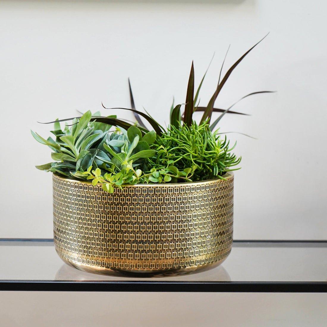 Thor Embossed Bowl Gold - Skandi London