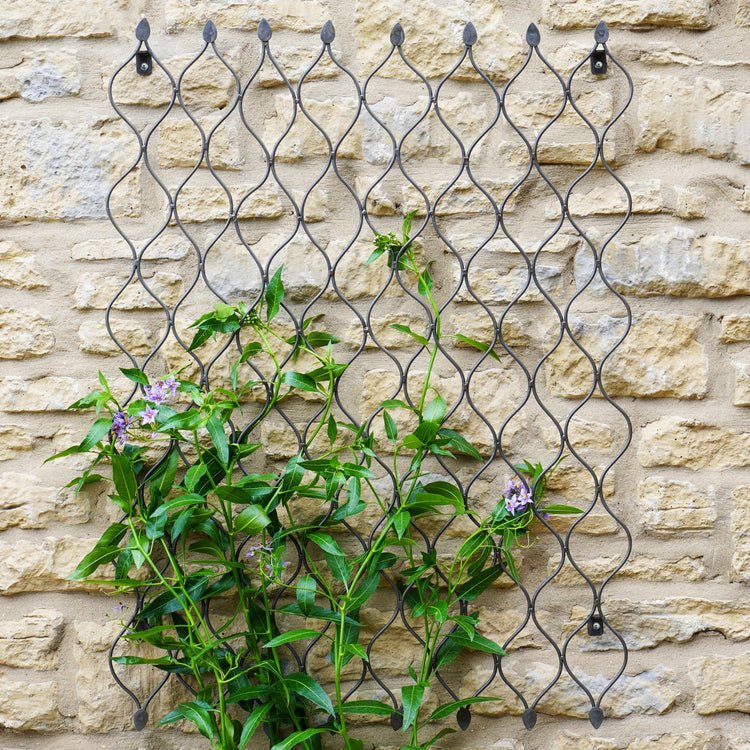 Outdoor Honeycomb Trellis Zinc H100cm W78cm - Skandi London