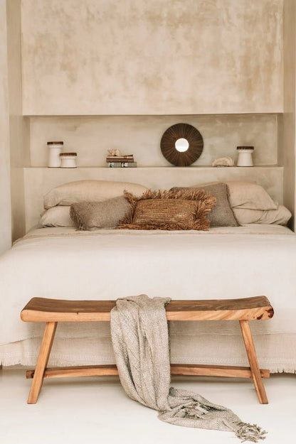 The s'il vous Plaid - Beige - Skandi London