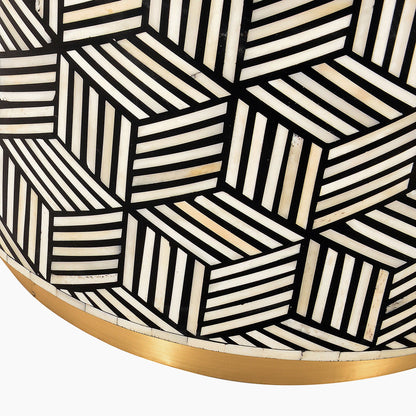Richmond Bone Inlay End Table - Skandi London