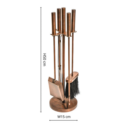 Hjor Copper Companion Set Round - Skandi London