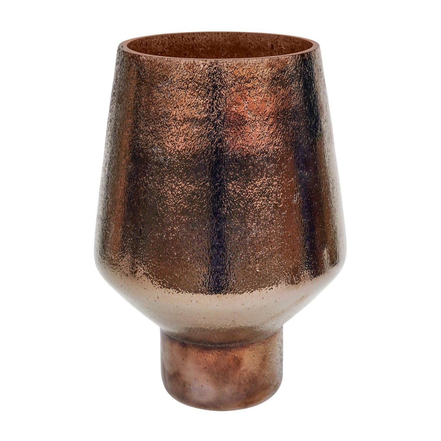 Avald Tall Curved Bronze Vase Tall - Tall - Skandi London