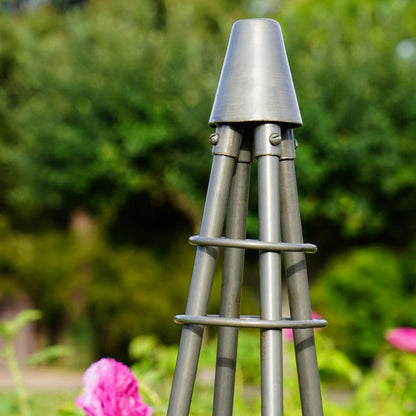 Outdoor Climber Tripod Zinc H120cm W30cm - Skandi London