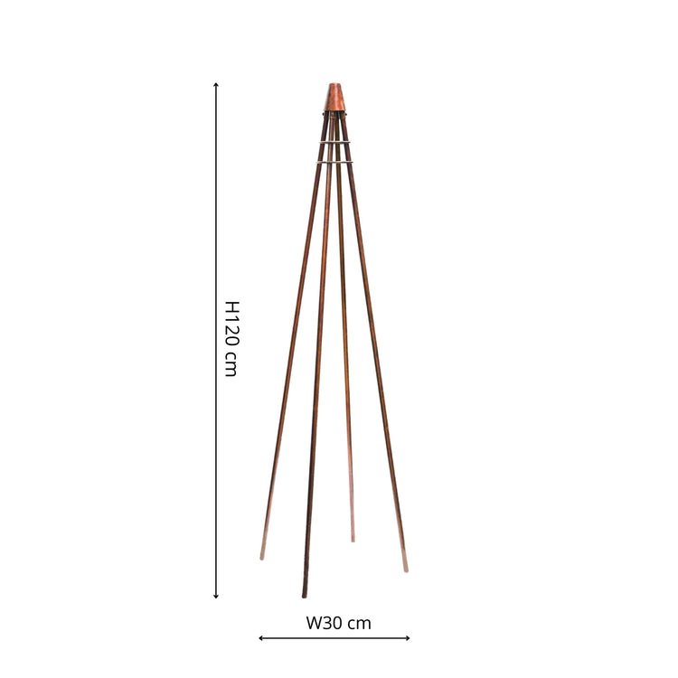 Outdoor Climber Tripod Bronze H120cm W30cm - Skandi London