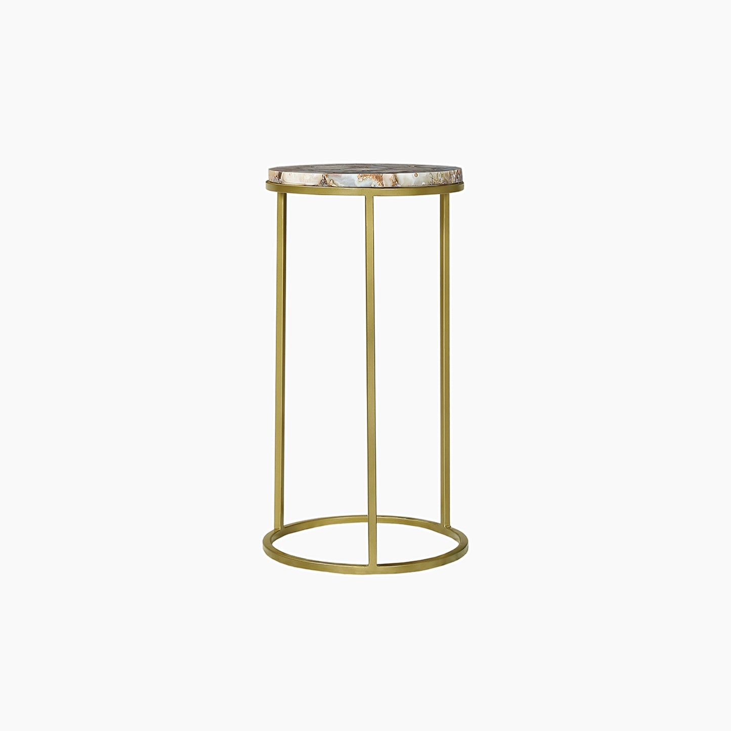 Temple Natural Agate End Table - Skandi London