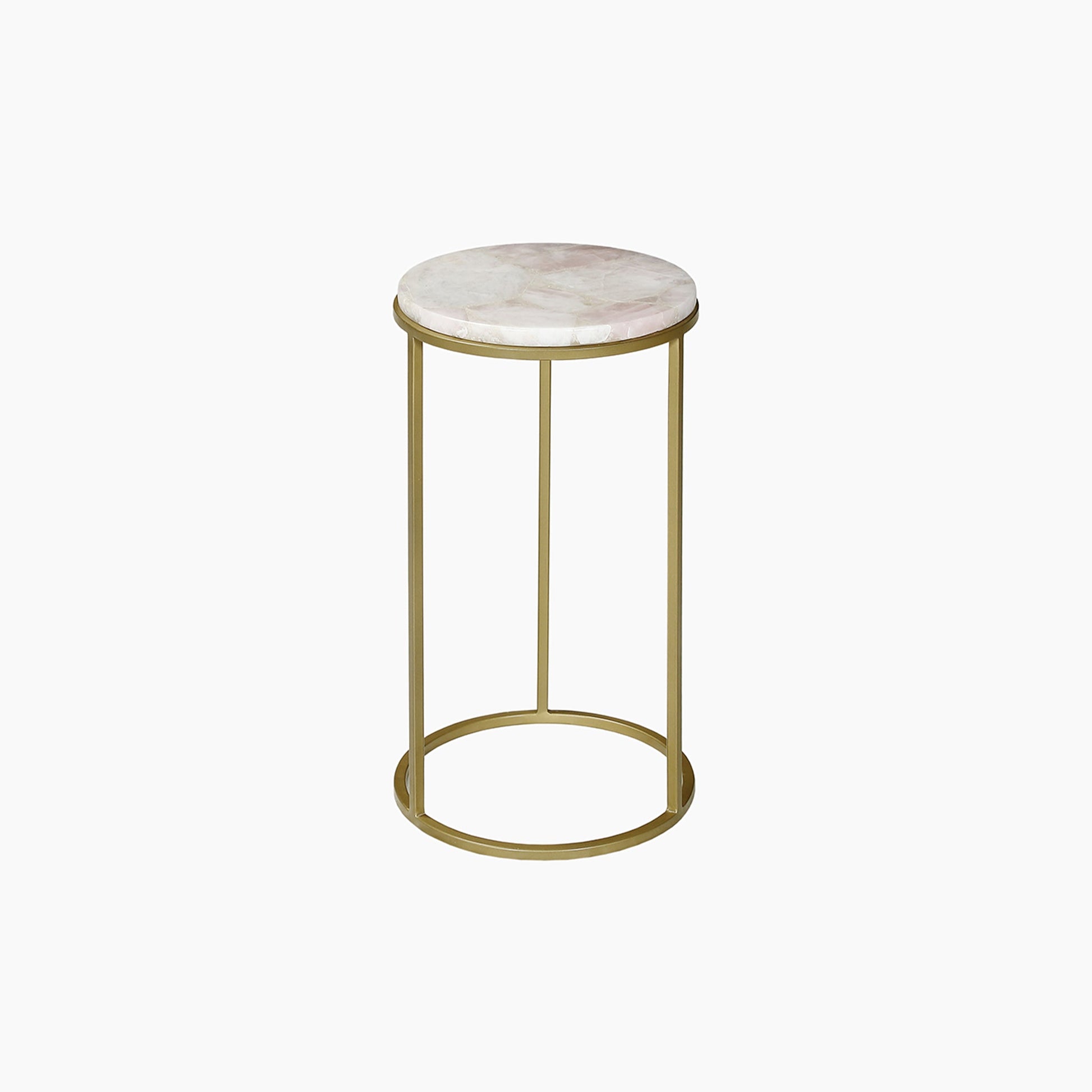 Temple Rose Quartz End Table - Skandi London