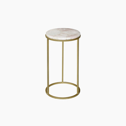 Temple Rose Quartz End Table - Skandi London