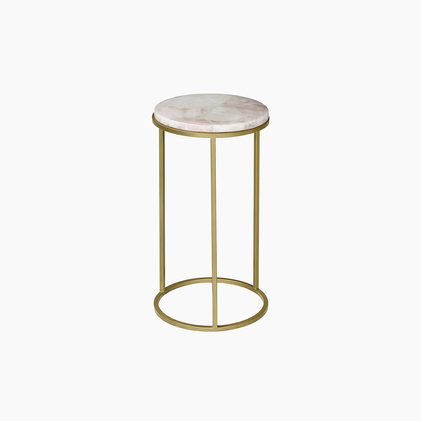 Temple Rose Quartz End Table - Skandi London