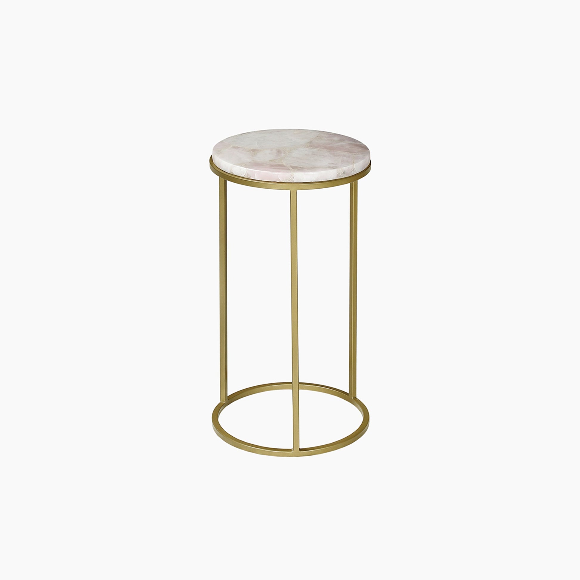 Temple Rose Quartz End Table - Skandi London